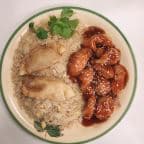 Best Sesame Chicken, Fried Rice, & Fried Potstickers (2) Combo Plate in Missoula, MT